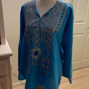 EGYPTIAN TURQUOISE TUNIC​​